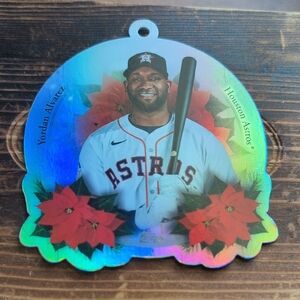 2025 Topps Holiday Yordan Alvarez Ornament Astros